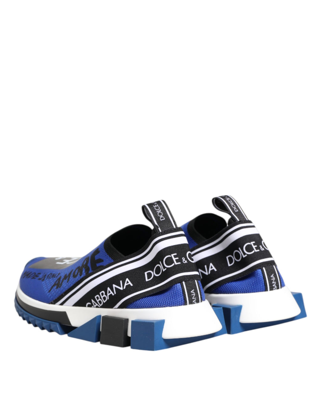 Dolce & Gabbana Blue Sorrento Low Top Sneakers Shoes