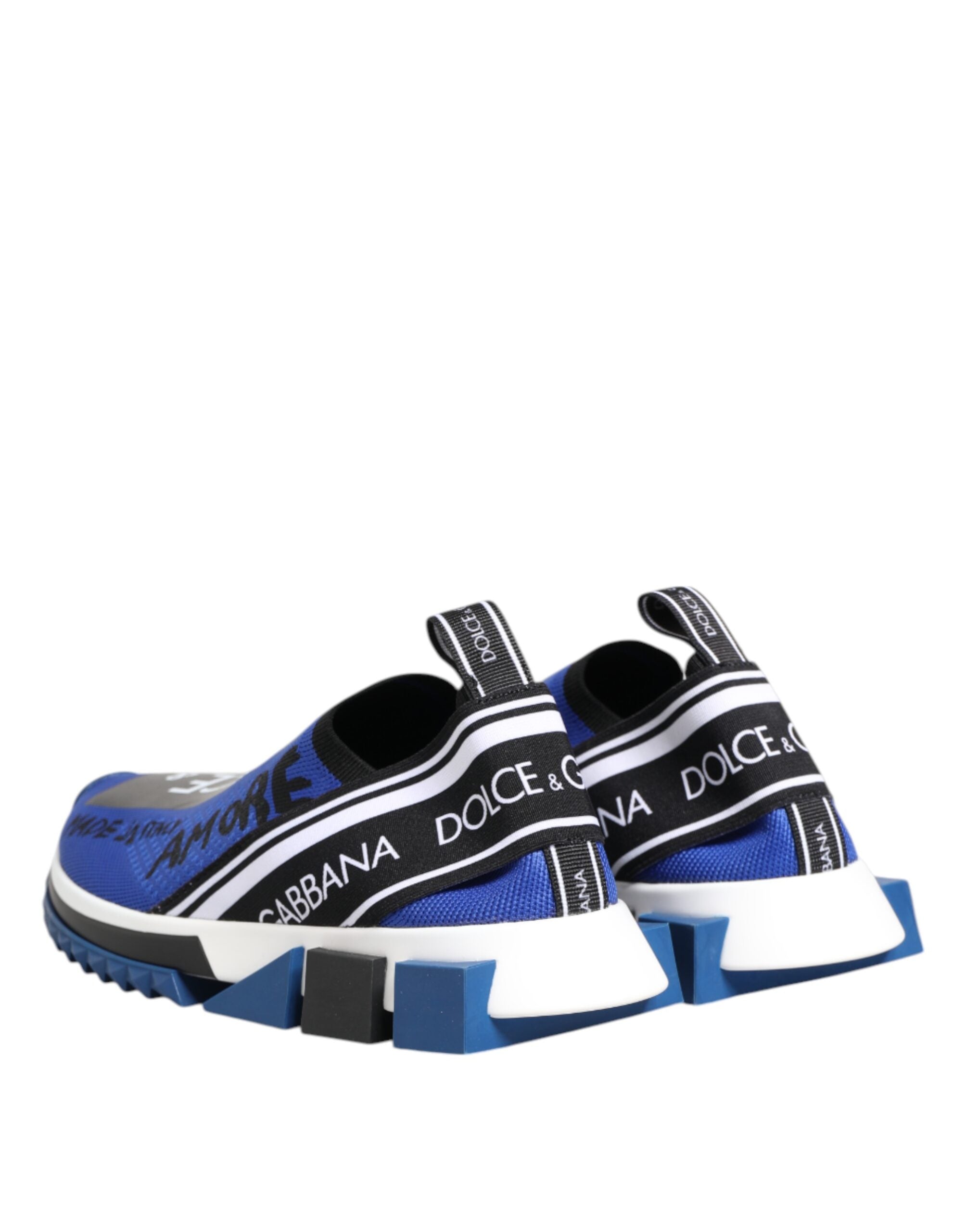 Dolce & Gabbana Blue Sorrento Low Top Sneakers Shoes