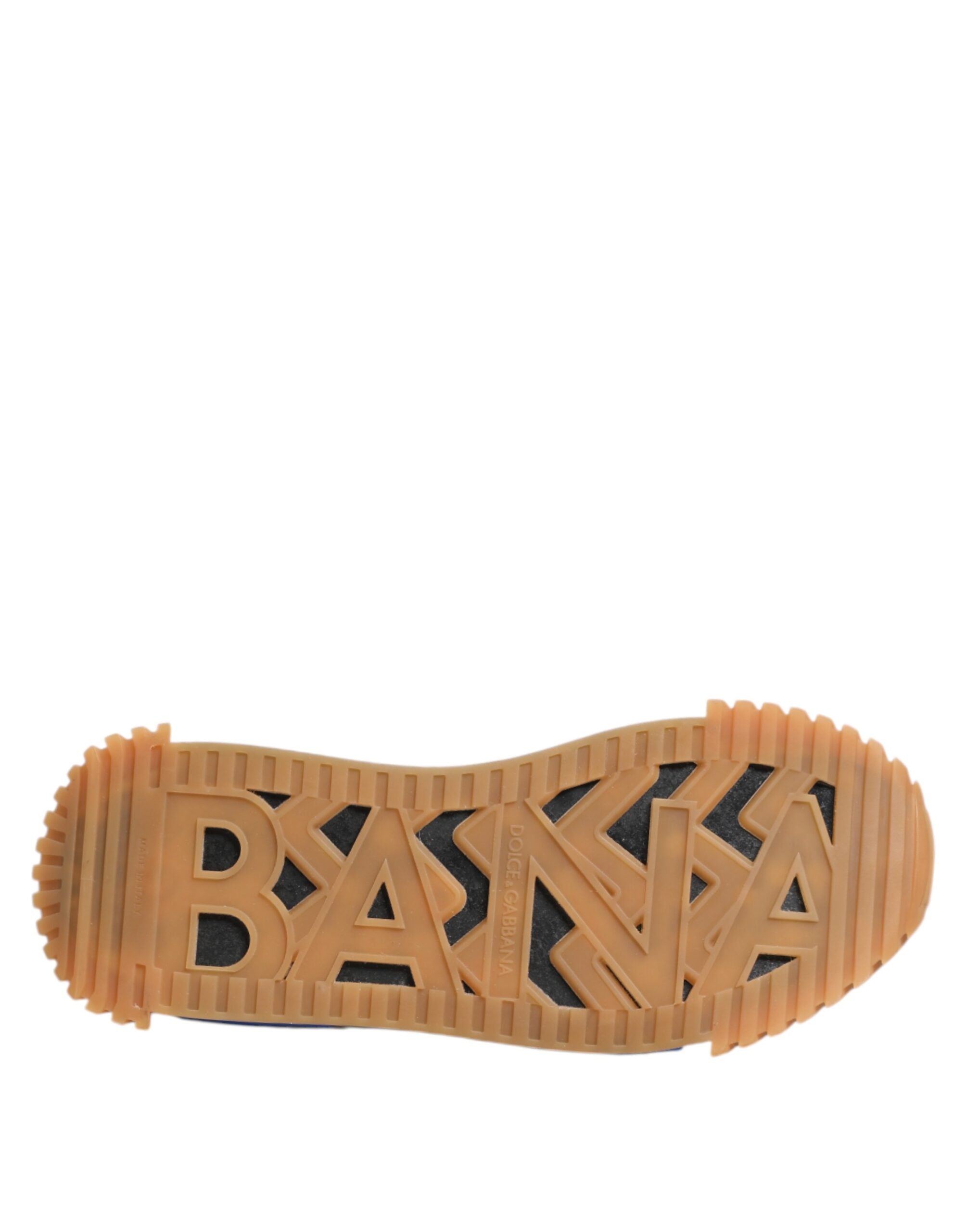 Dolce & Gabbana Blue Black Low Top NS1 Lace Up Sneakers Shoes