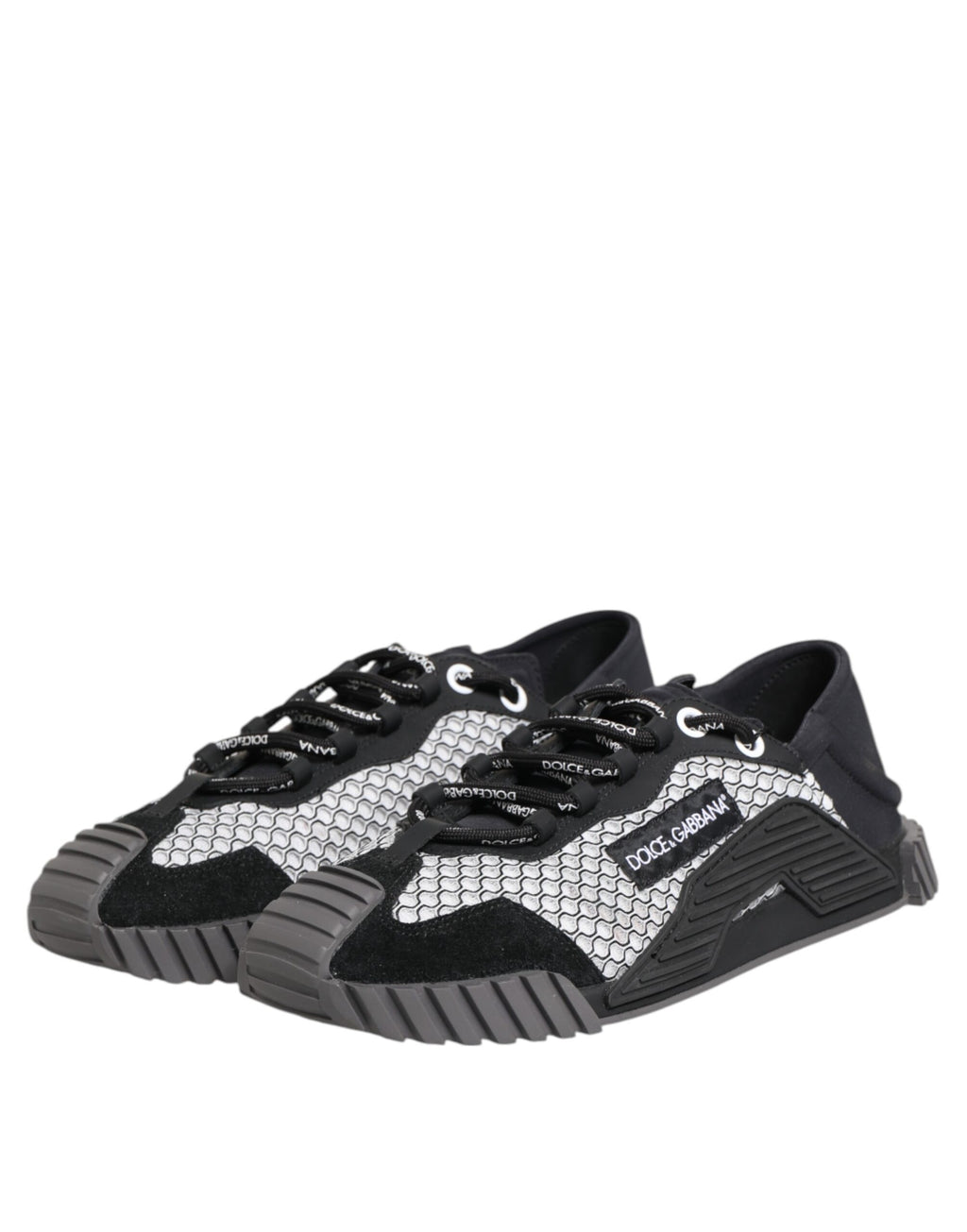 Dolce & Gabbana Multicolor Lace Up Low Top NS1 Sneakers Shoes