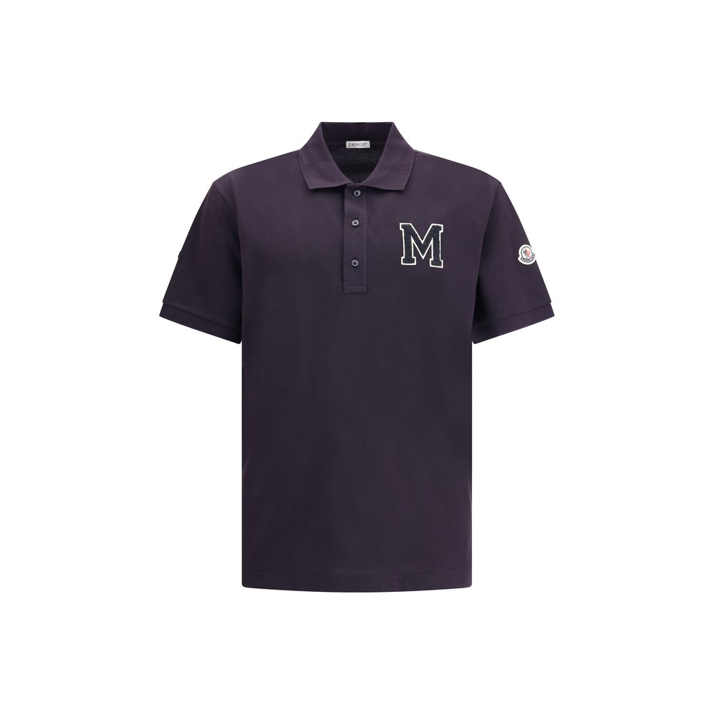 Moncler Polo Shirt with logo patch
