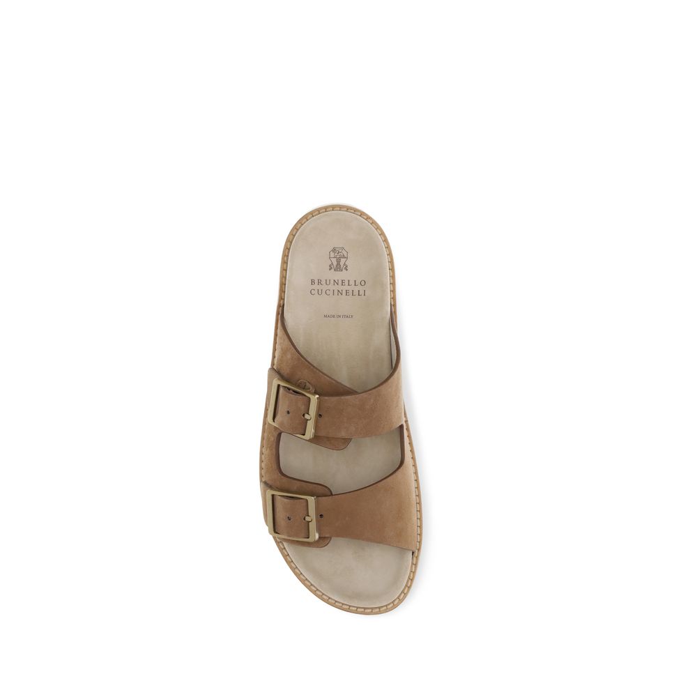 Brunello Cucinelli Leather Sandals