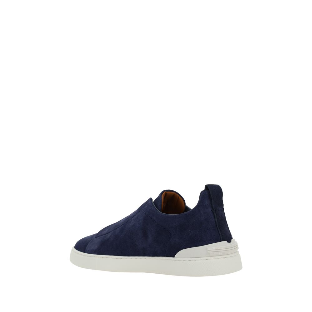 ZEGNA Suede leather Sneakers