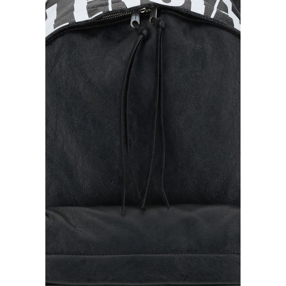 Balenciaga Crinkle Effect Backpack