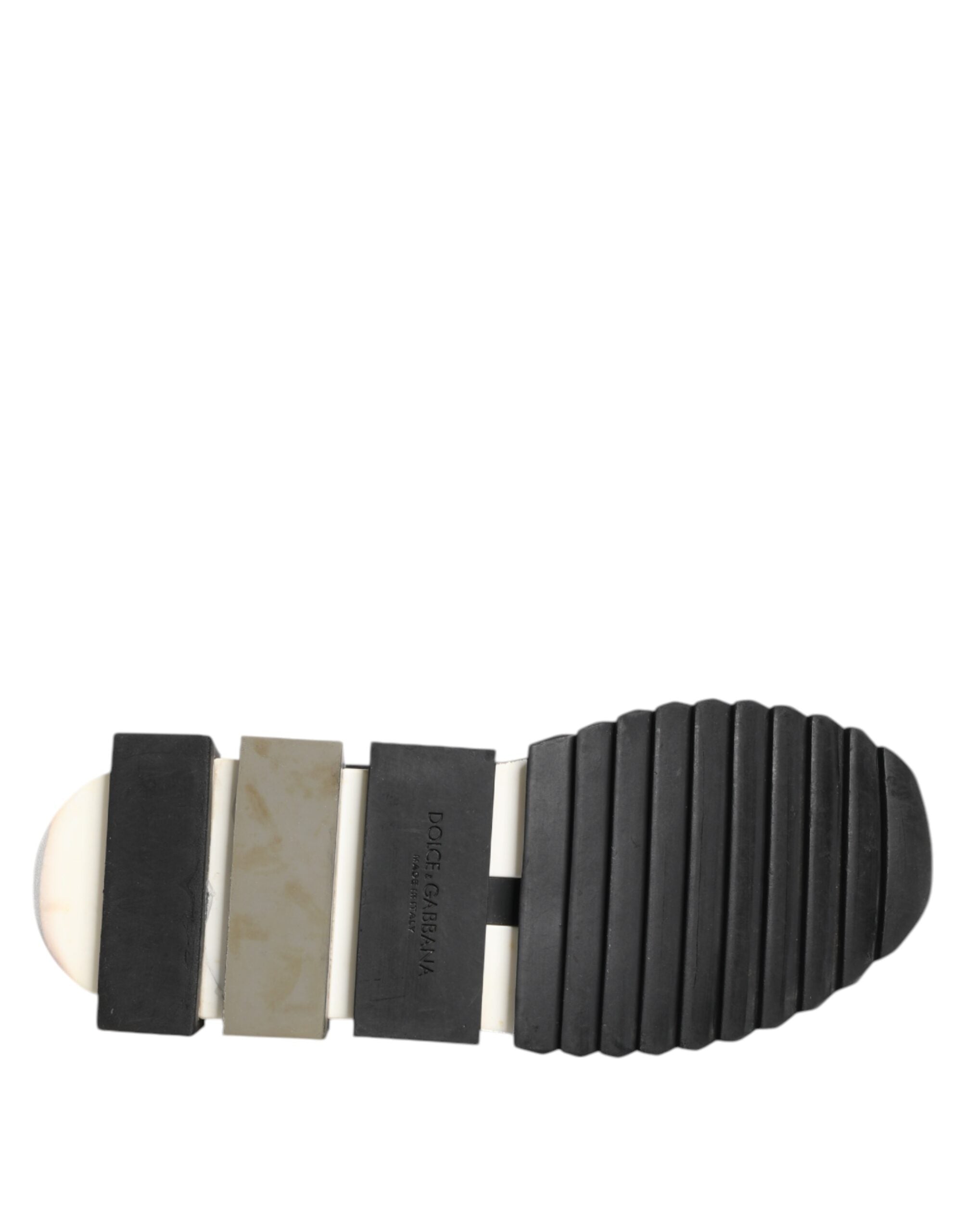 Dolce & Gabbana Black SORRENTO Logo Slip On Men Sneakers Shoes