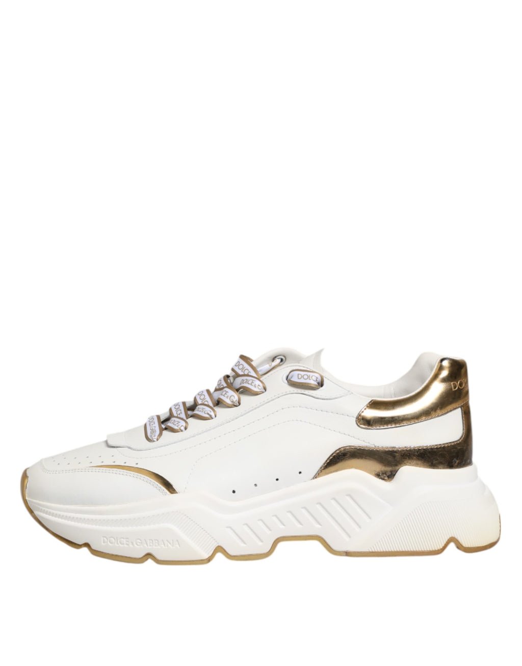 Dolce & Gabbana White Logo Daymaster Low Top Sneakers Shoes