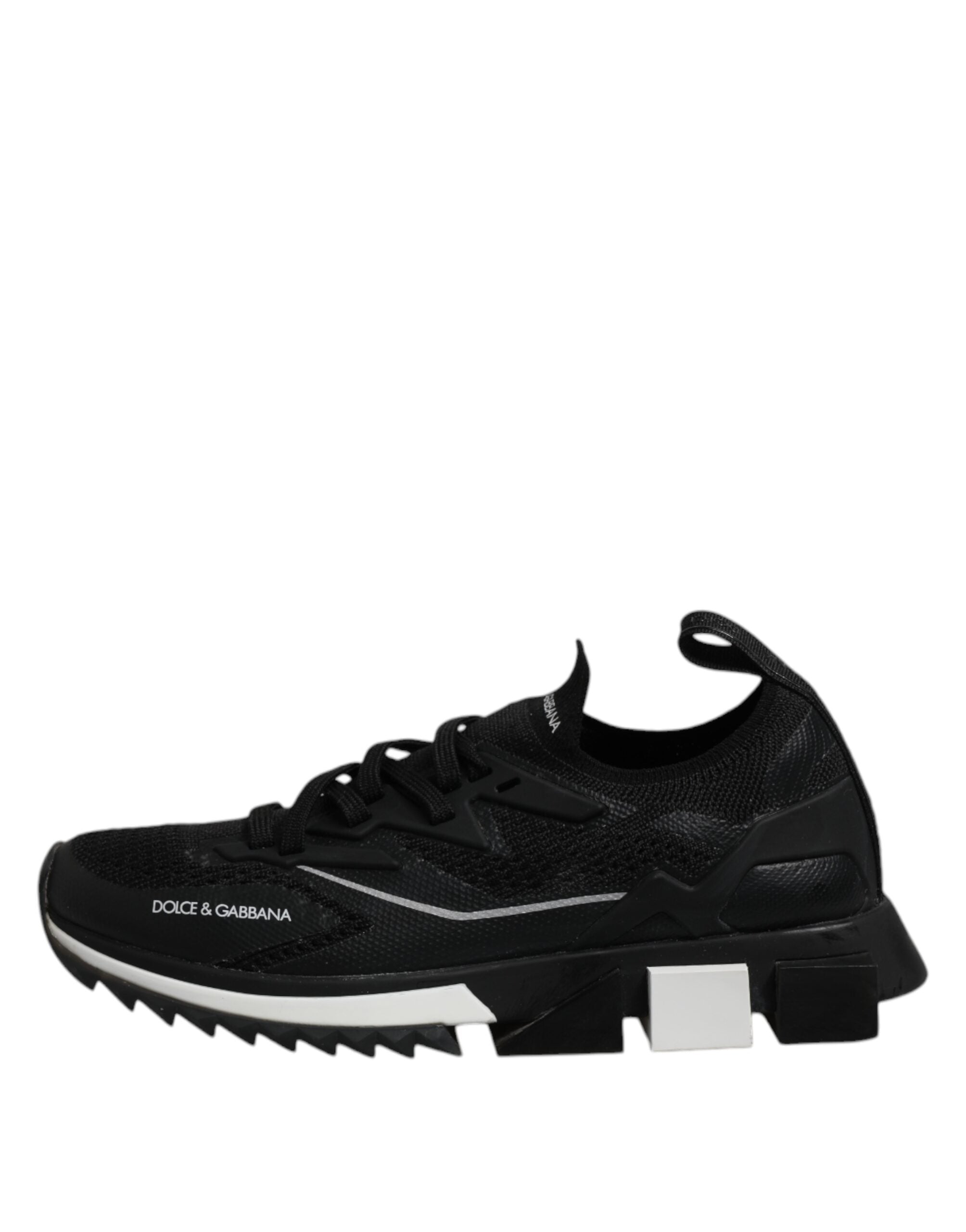 Dolce & Gabbana Black SORRENTO Lace Up Men Sneakers Shoes