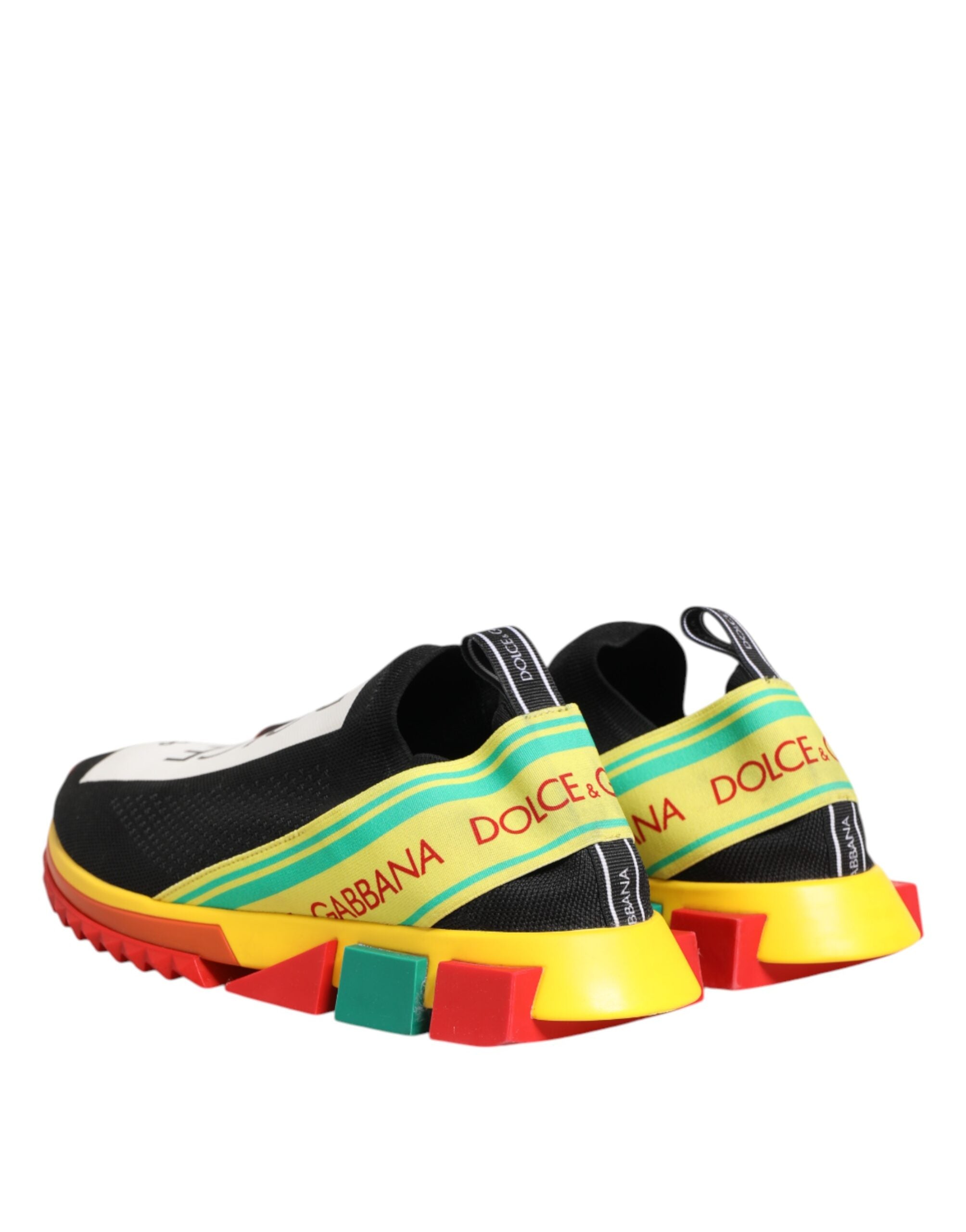 Dolce & Gabbana Multicolor Sorrento Slip On Men Sneakers Shoes