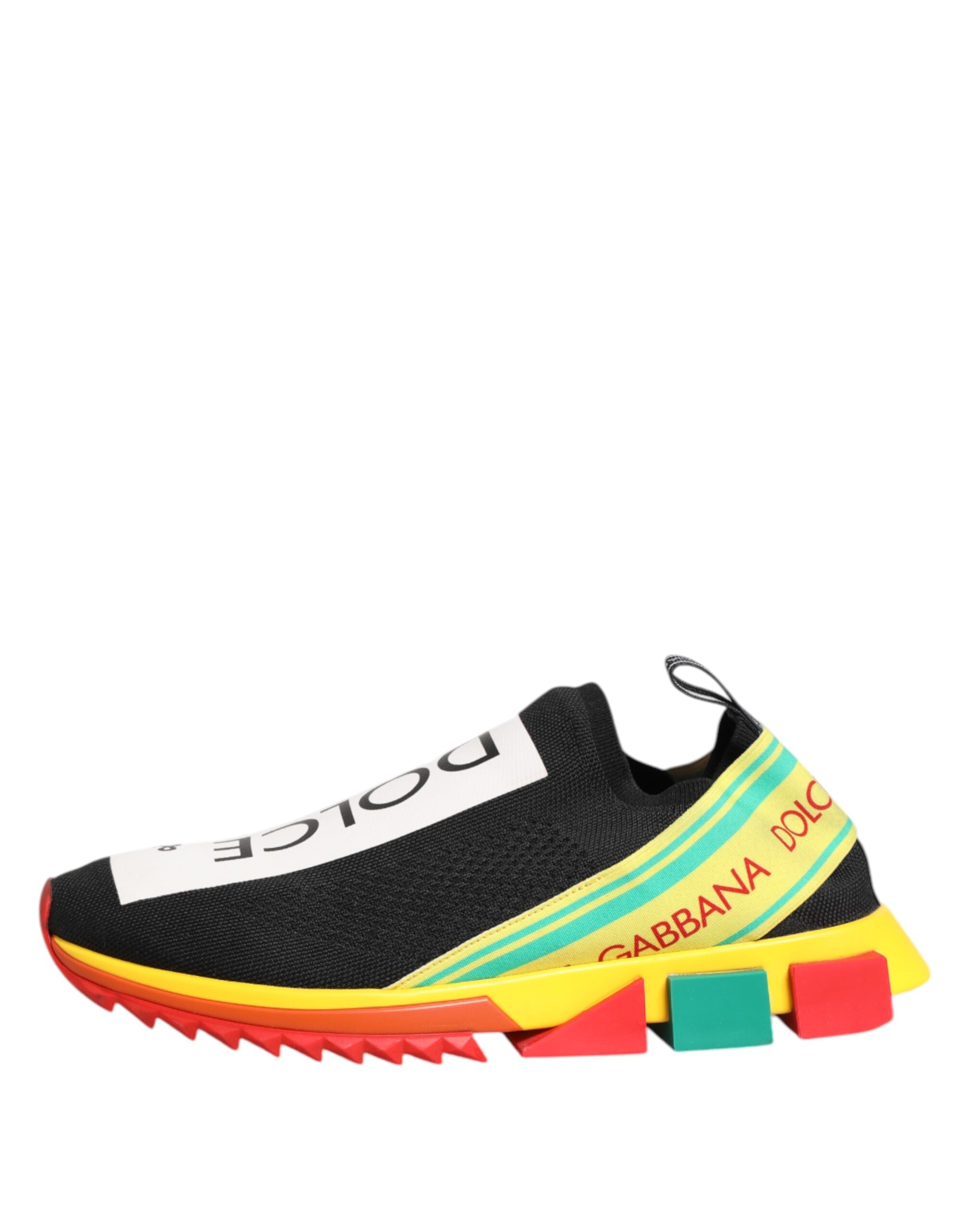 Dolce & Gabbana Multicolor Sorrento Slip On Men Sneakers Shoes