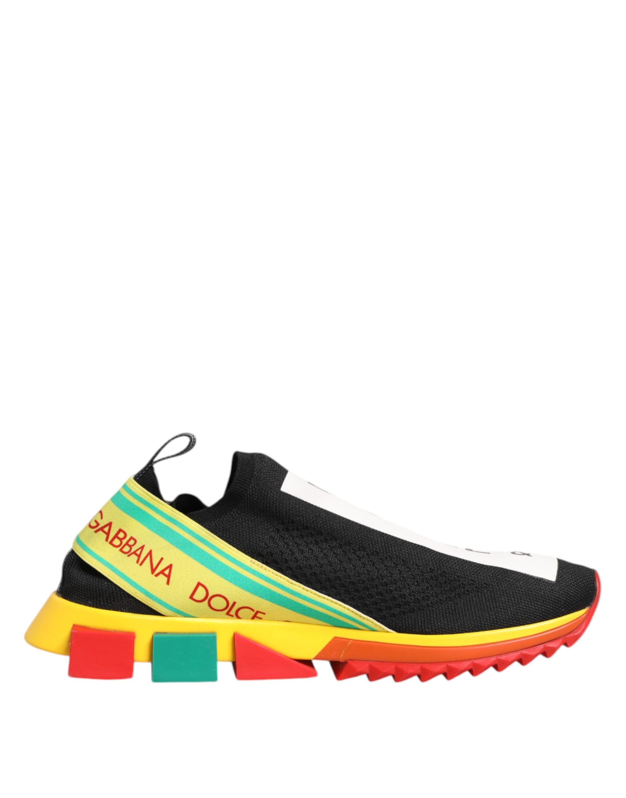 Dolce & Gabbana Multicolor Sorrento Slip On Men Sneakers Shoes