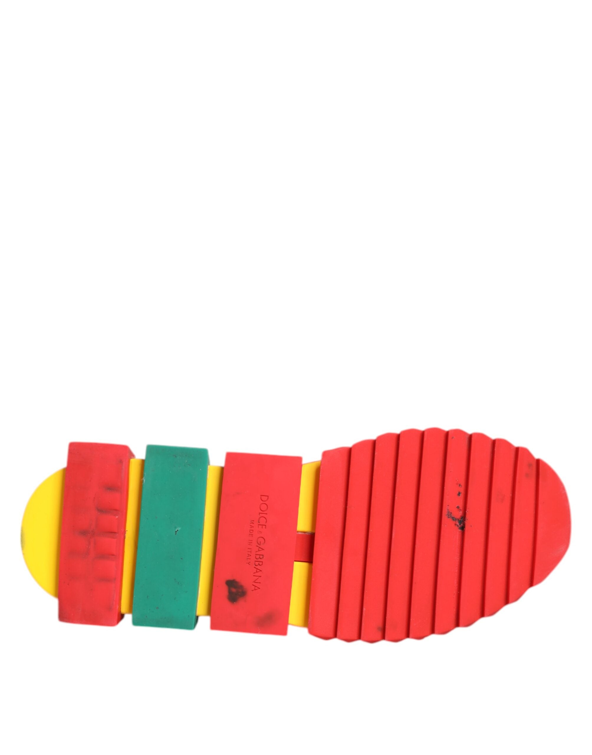 Dolce & Gabbana Multicolor Sorrento Slip On Men Sneakers Shoes