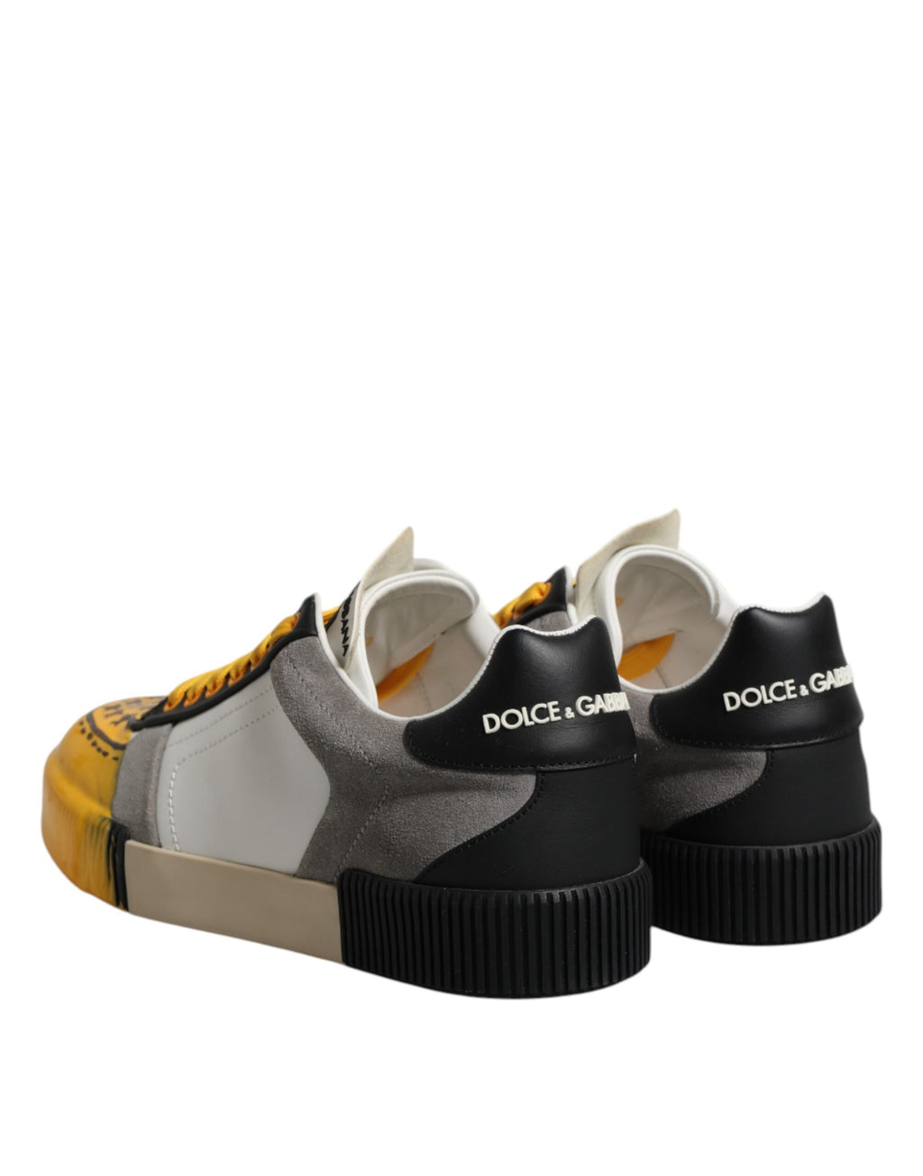 Dolce & Gabbana Multicolor Low Top Lace Up Sneakers Shoes