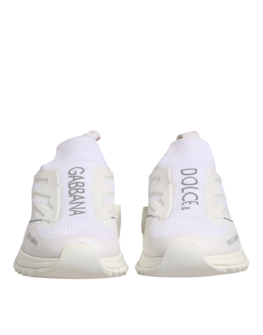 Dolce & Gabbana White SORRENTO Slip On Low Top Sneakers Shoes