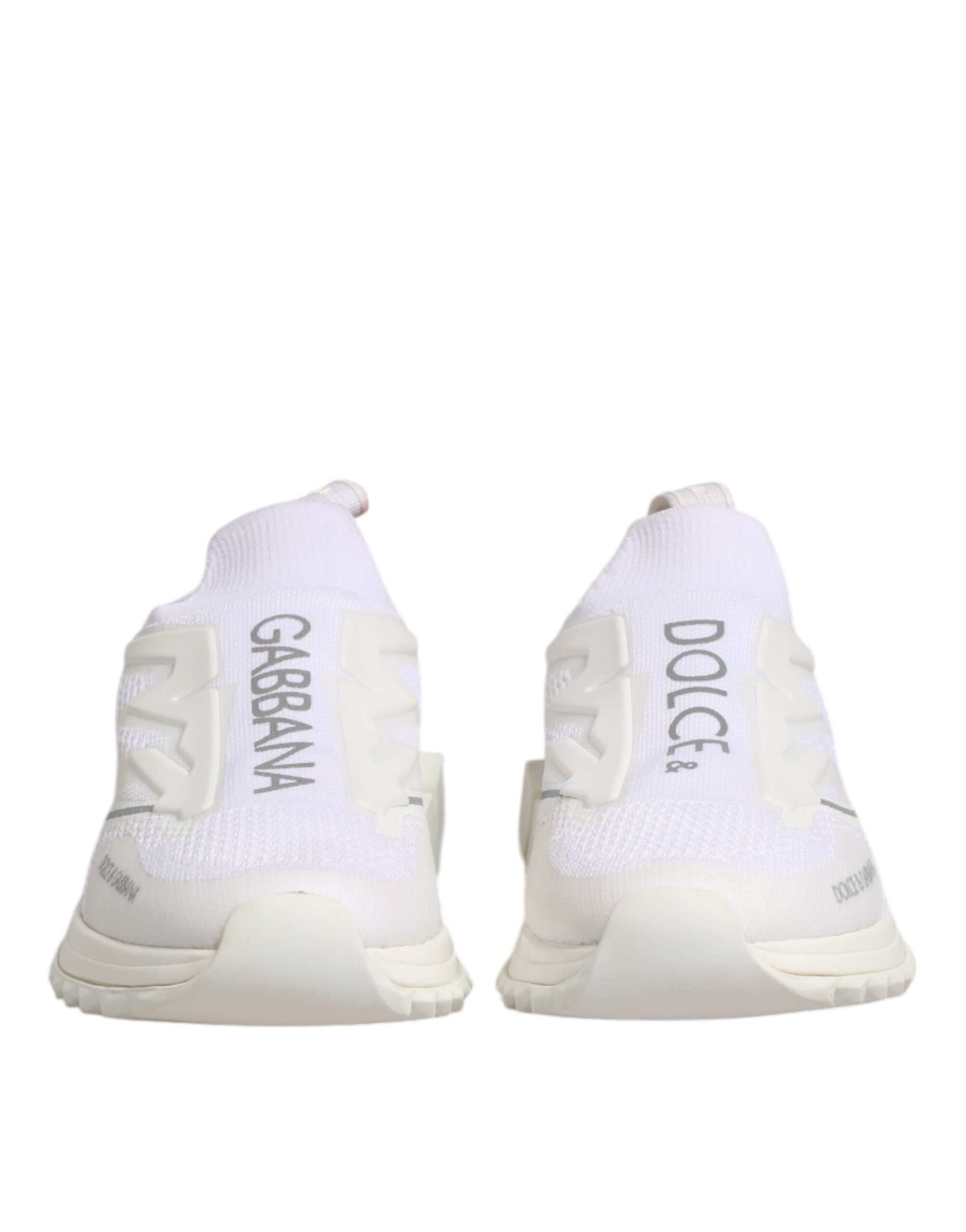 Dolce & Gabbana White SORRENTO Slip On Low Top Sneakers Shoes