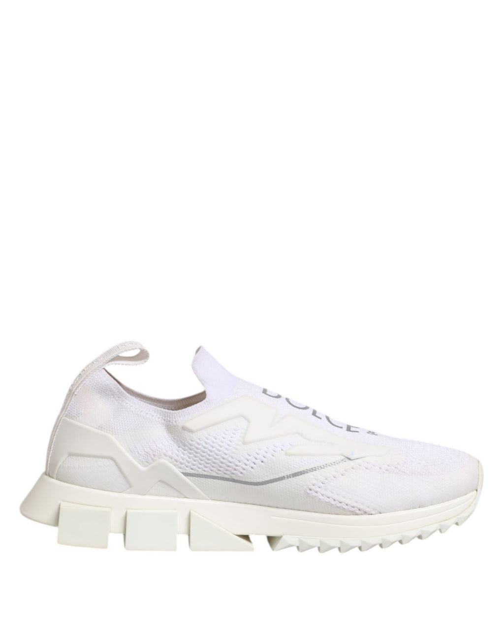 Dolce & Gabbana White SORRENTO Slip On Low Top Sneakers Shoes