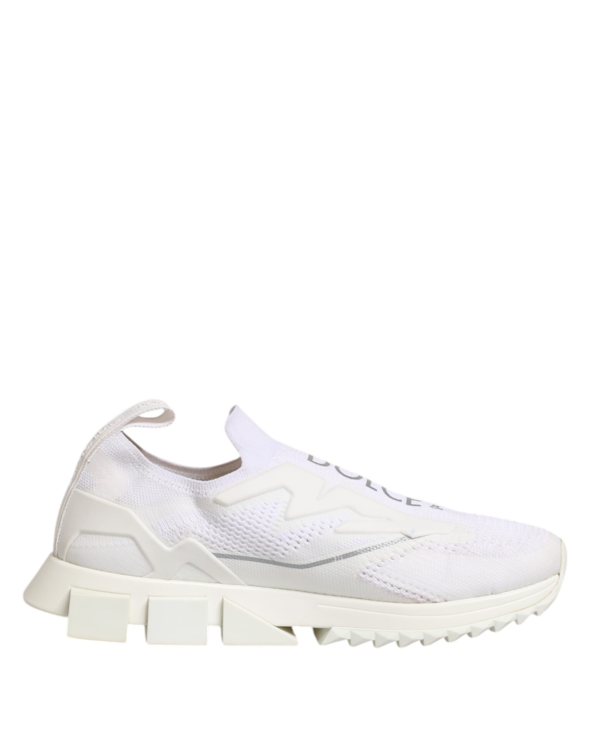 Dolce & Gabbana White SORRENTO Slip On Low Top Sneakers Shoes