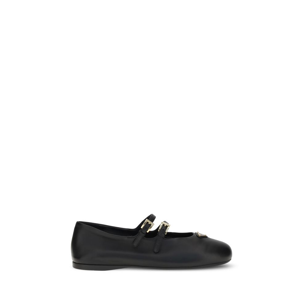 Prada Leather Ballerinas