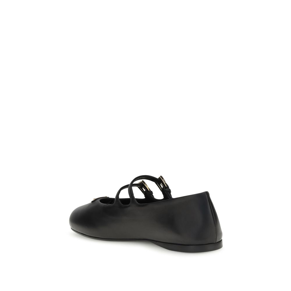 Prada Leather Ballerinas