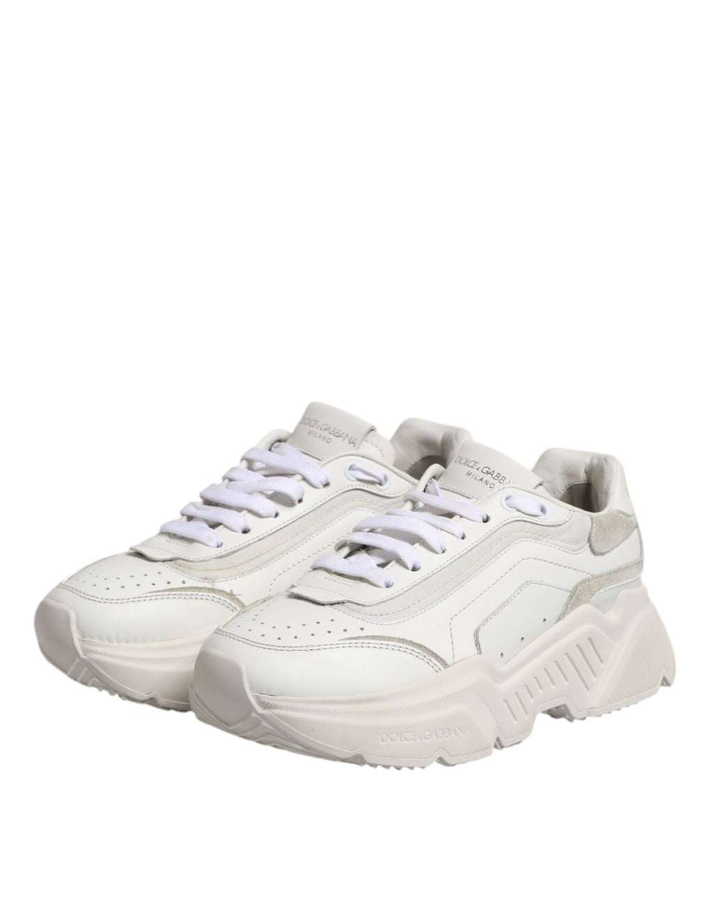 Dolce & Gabbana White Daymaster Low Top Sneakers Shoes