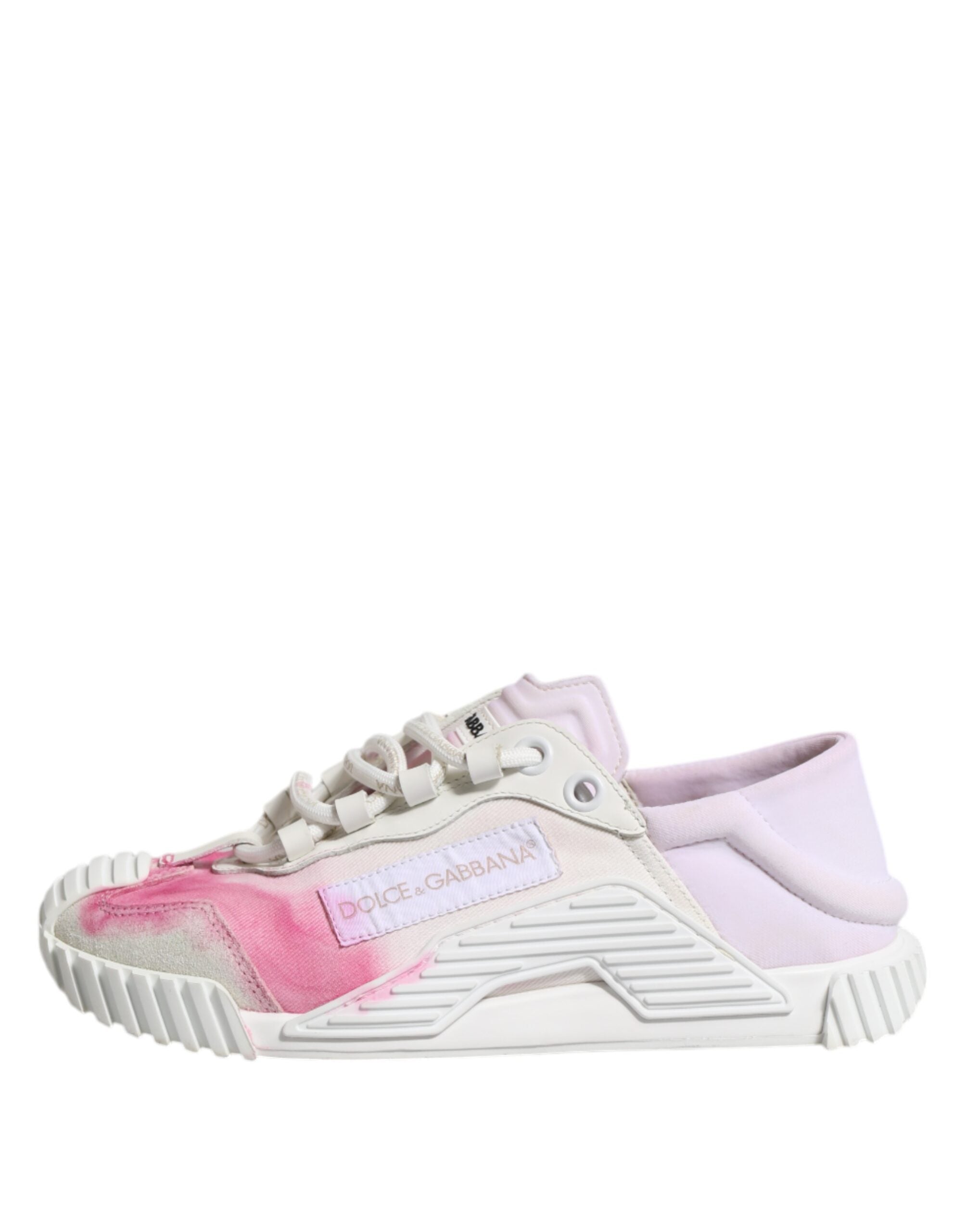 Dolce & Gabbana White NS1 Lace Up Low Top Sneakers Shoes