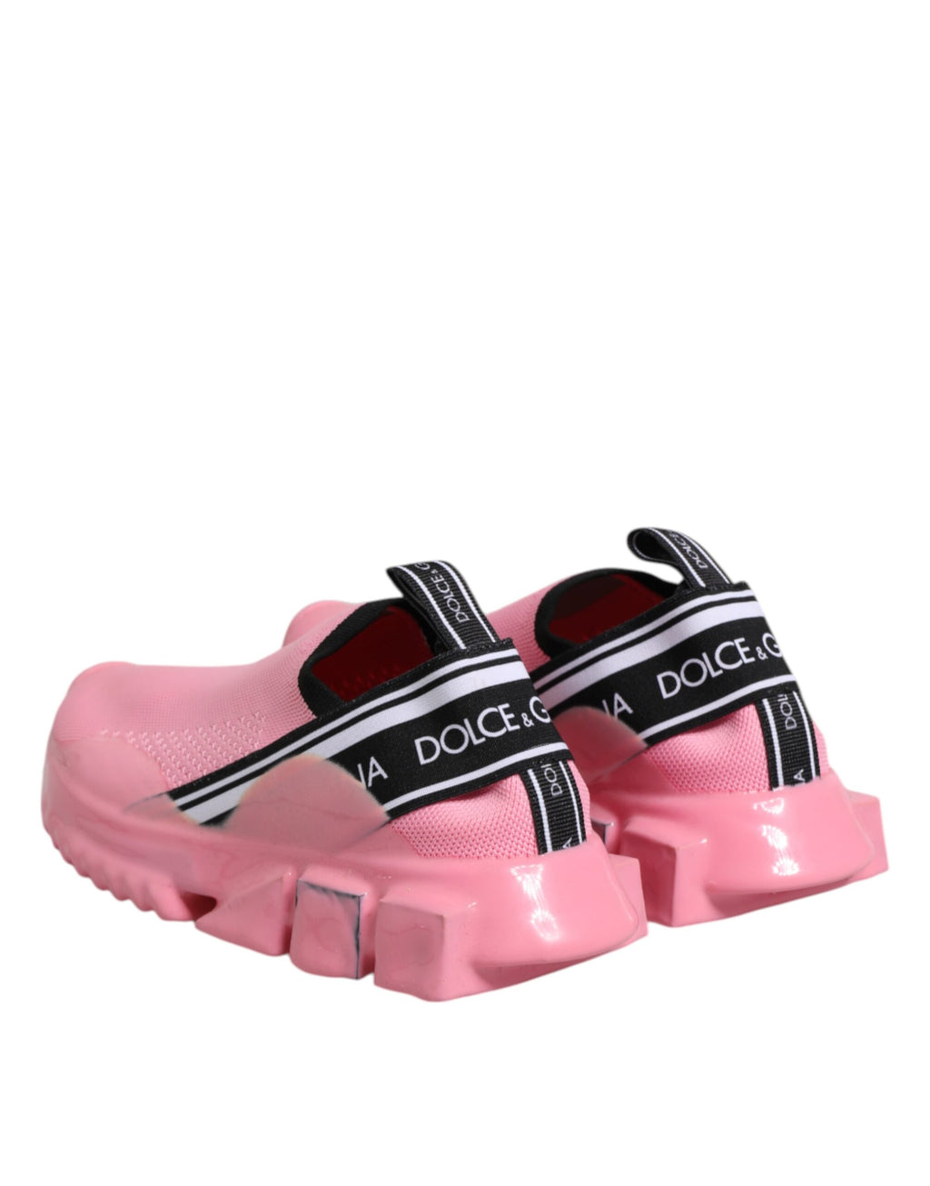 Dolce & Gabbana Pink Sorrento Low Top Women Sneakers Shoes