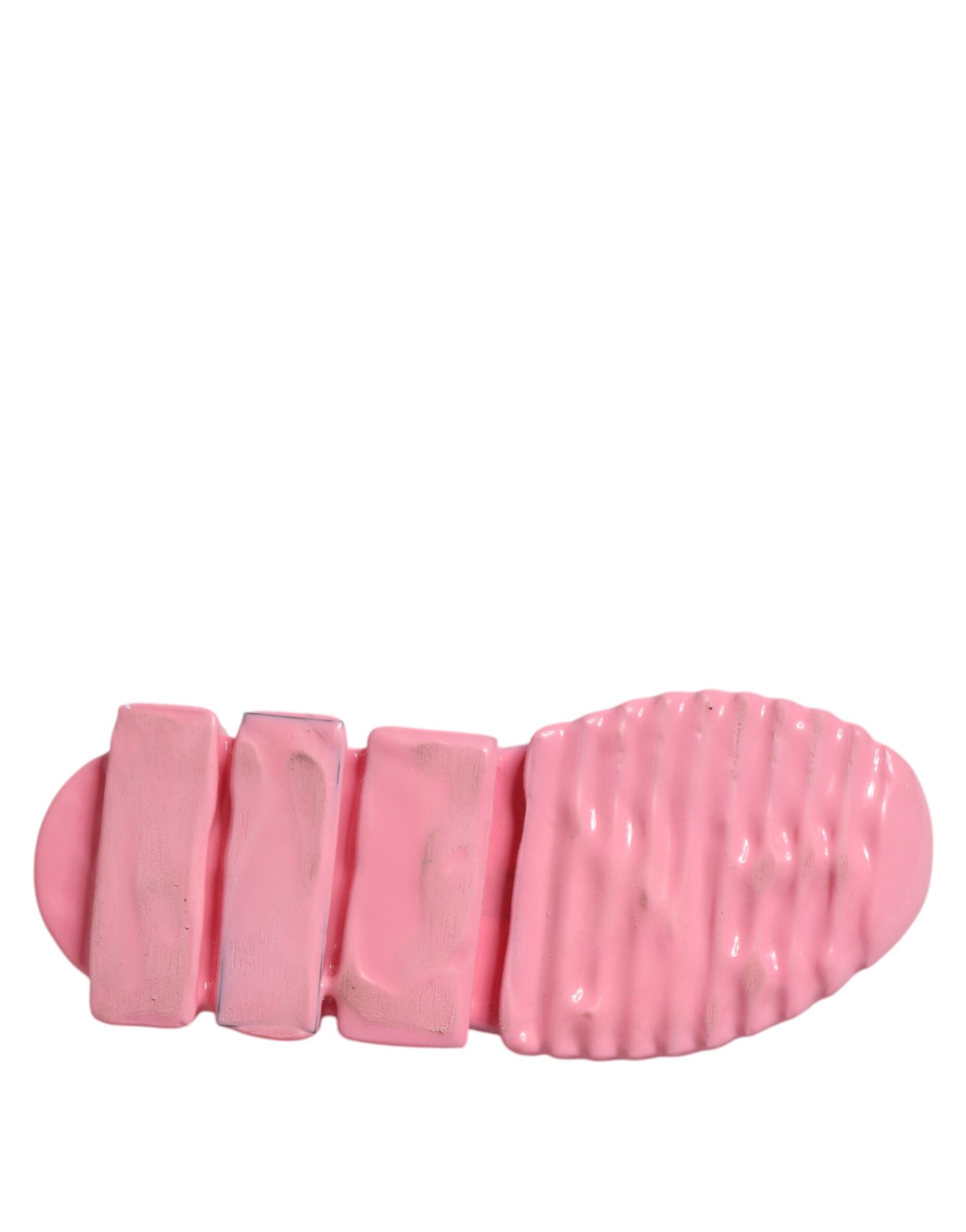 Dolce & Gabbana Pink Sorrento Low Top Women Sneakers Shoes