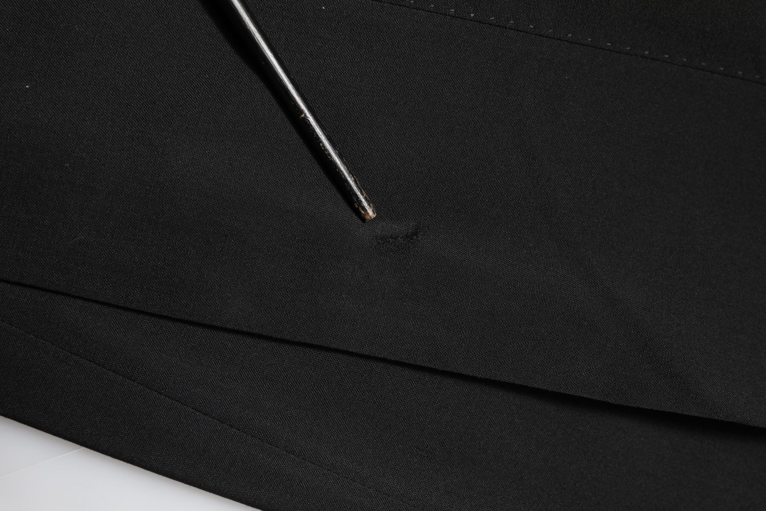 Dolce & Gabbana Black Wool Tapered Formal Men Dress Pants