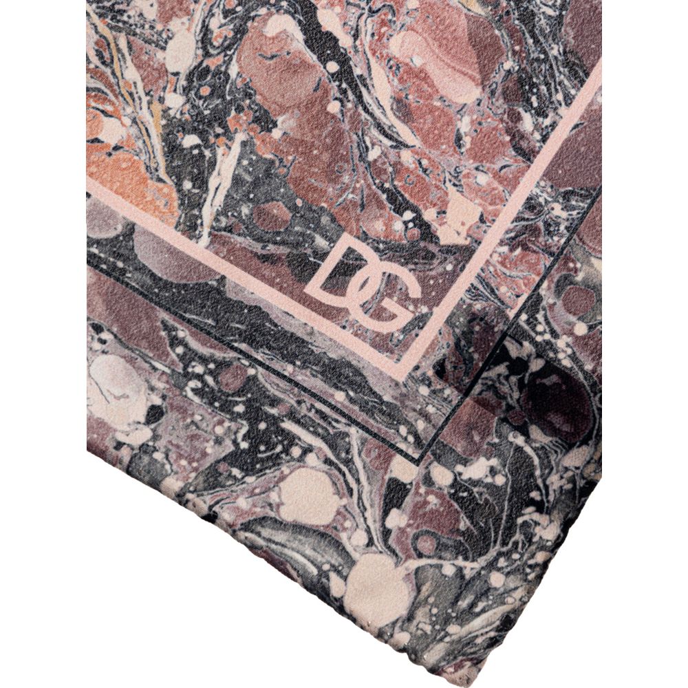 Dolce & Gabbana Multicolor Silk Pocket Square
