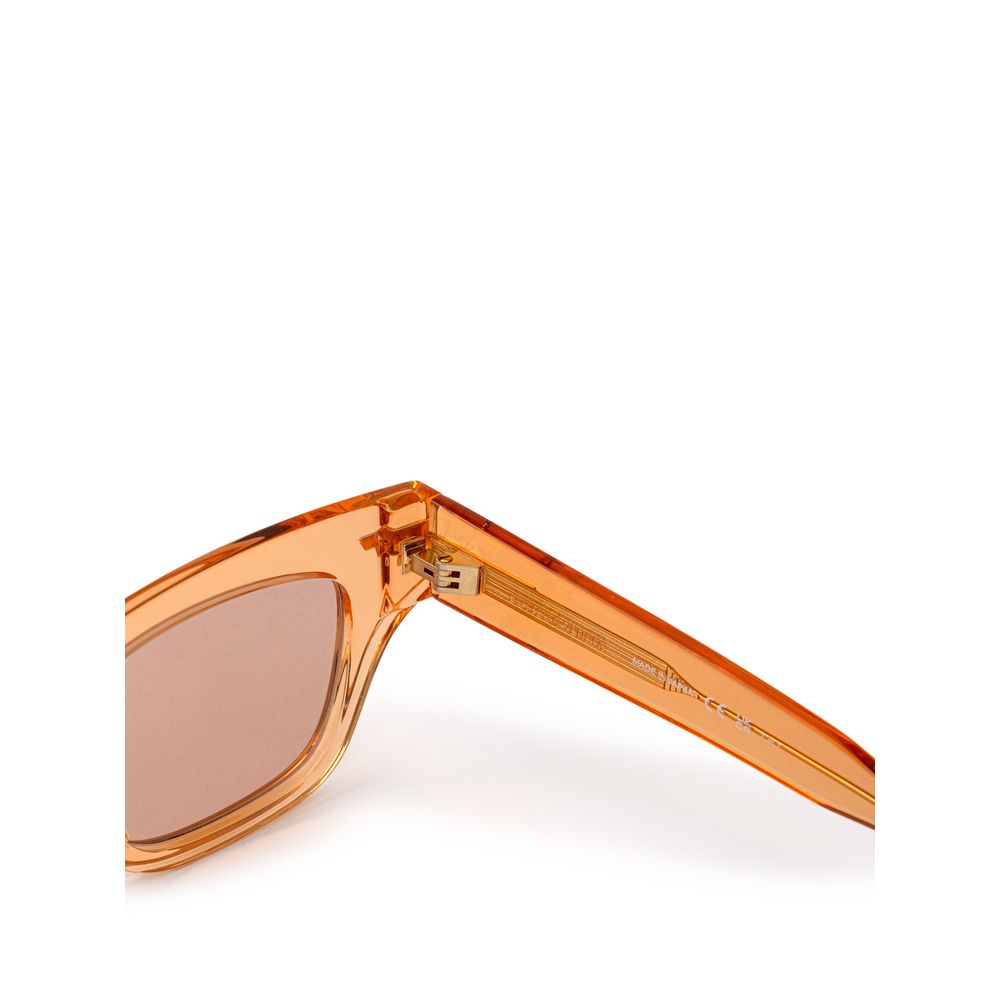 Bottega Veneta Orange Acetate Sunglass