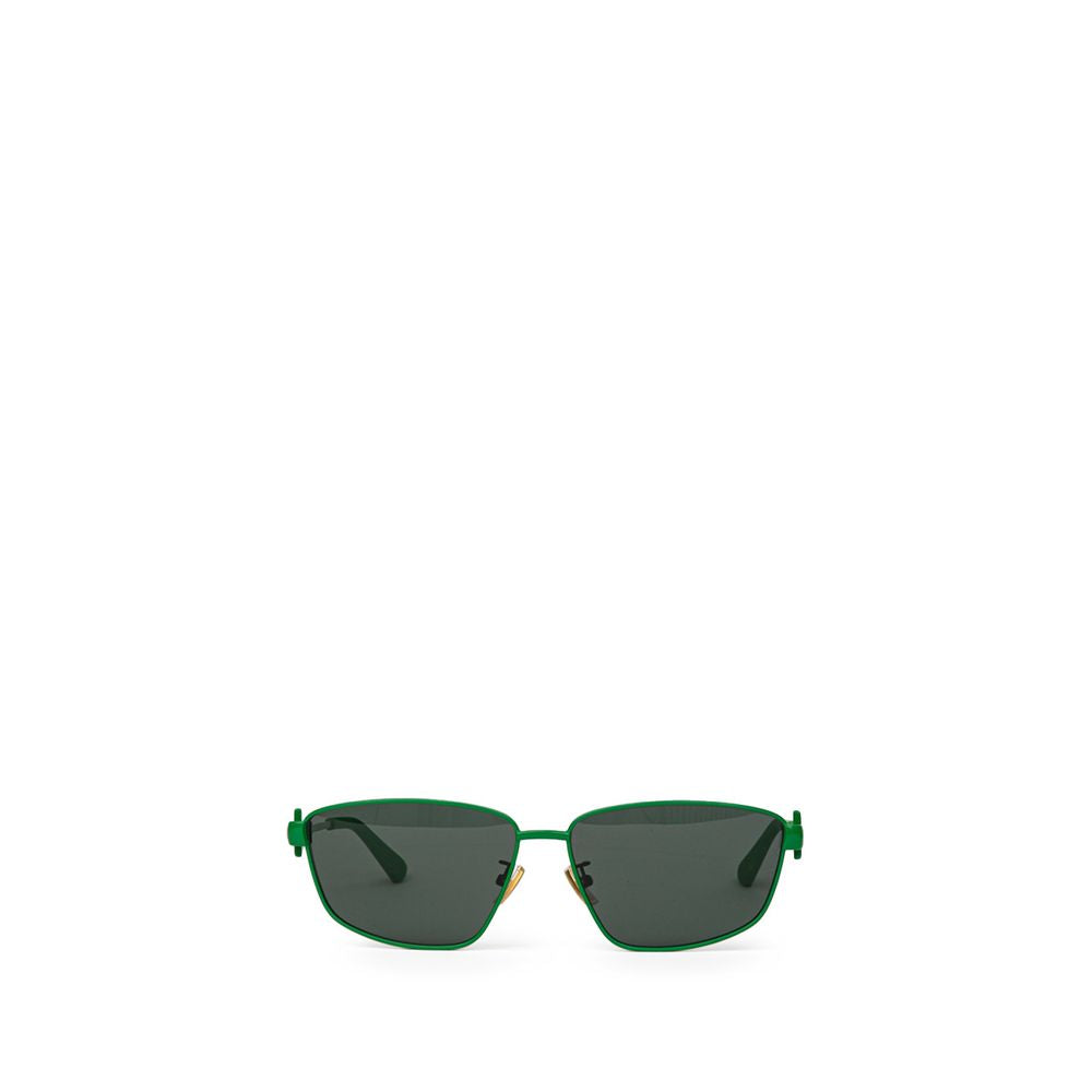 Bottega Veneta Green Metal Sunglass