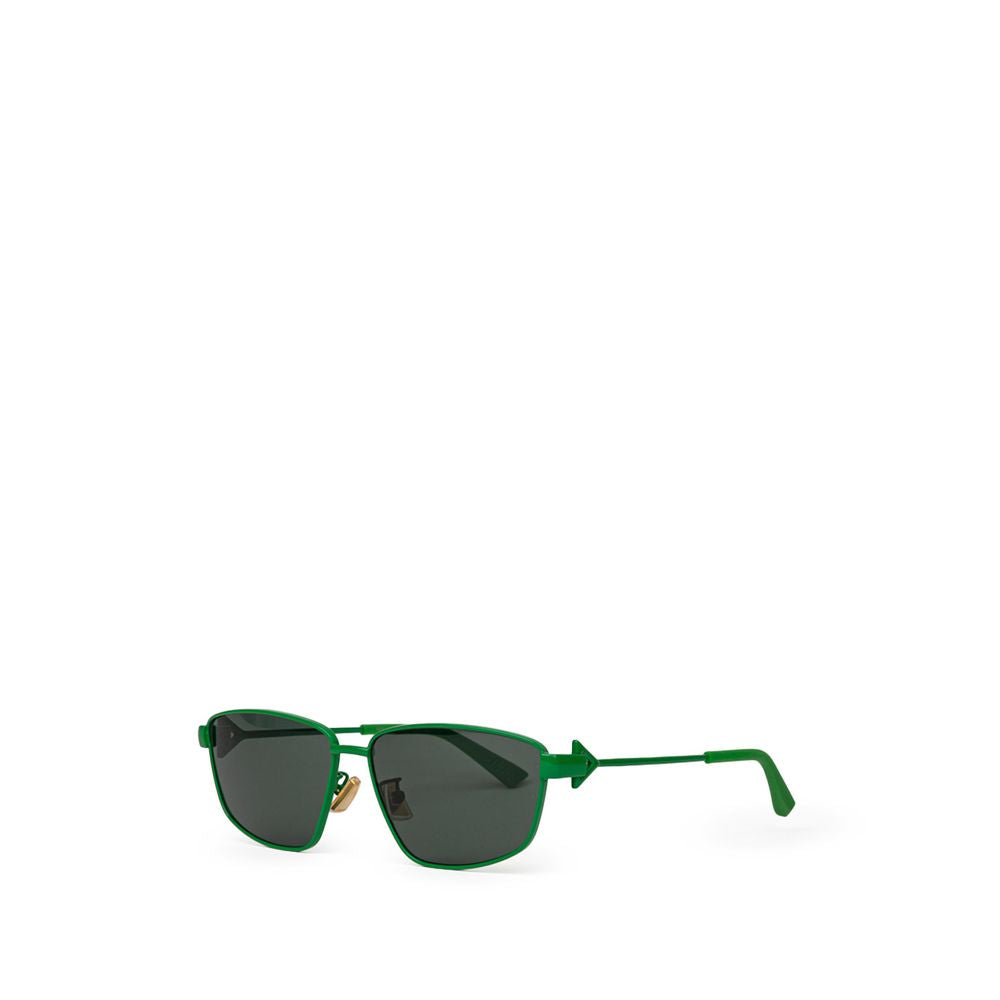 Bottega Veneta Green Metal Sunglass