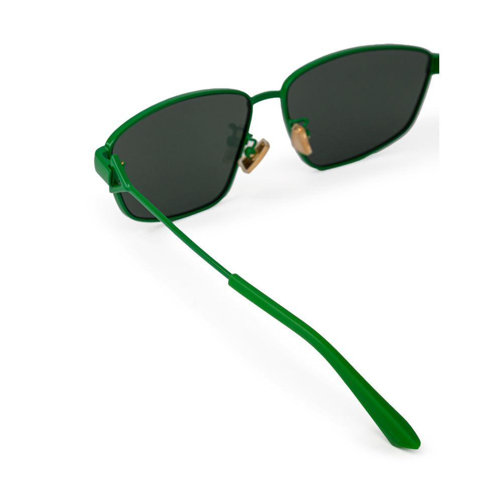 Bottega Veneta Green Metal Sunglass