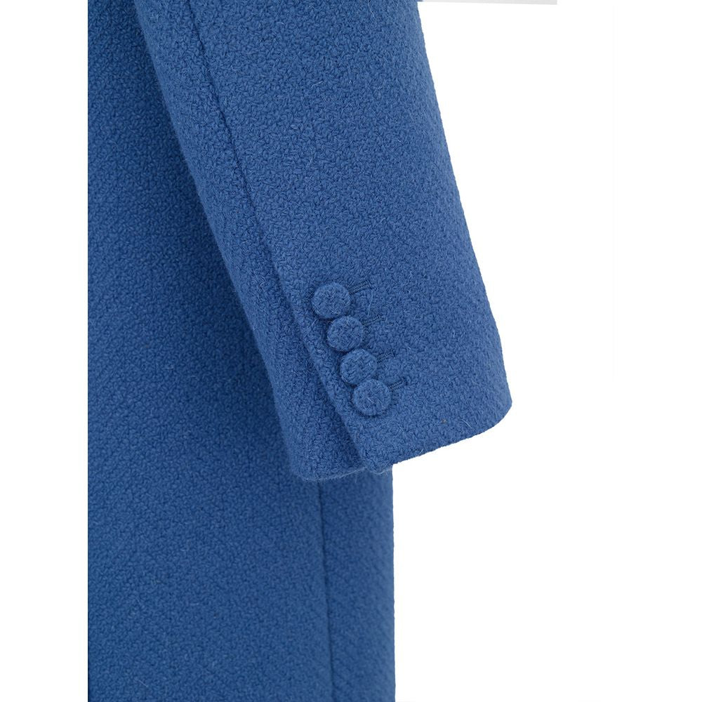 Gucci Blue Wool Coat