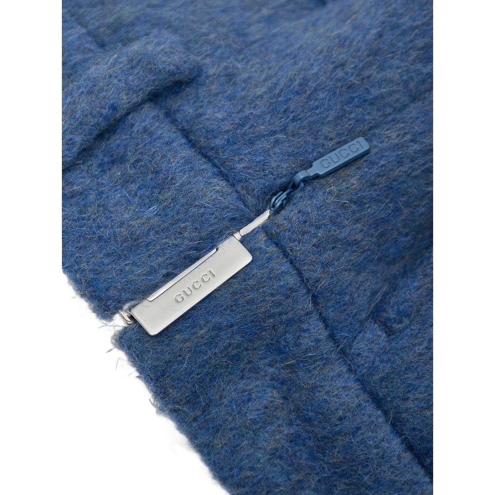 Gucci Blue Wool Short