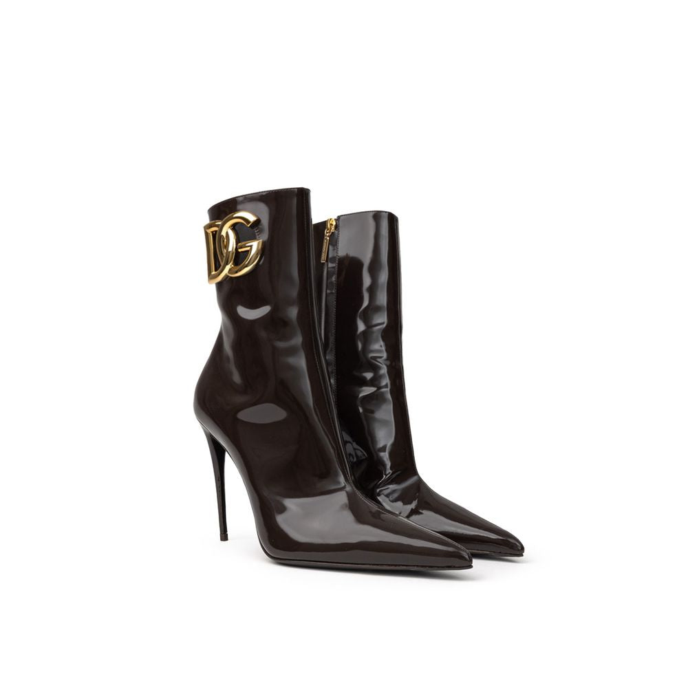 Dolce & Gabbana Brown Leather Boot