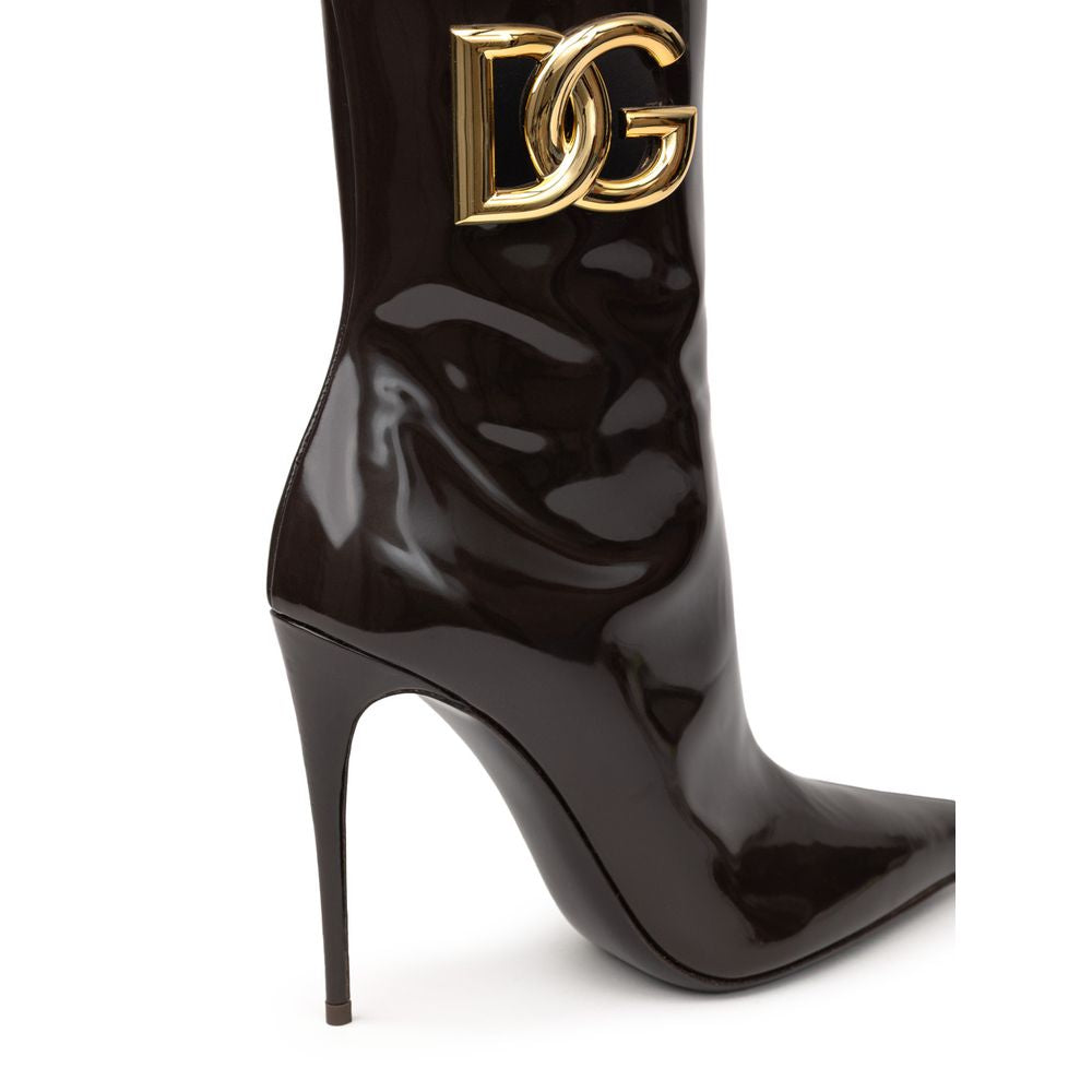 Dolce & Gabbana Brown Leather Boot