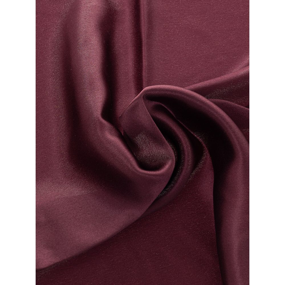 Dolce & Gabbana Bordeaux Silk Pocket Square
