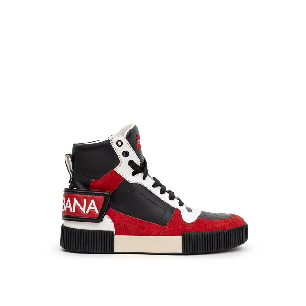 Dolce & Gabbana Bicolor Leather High Top