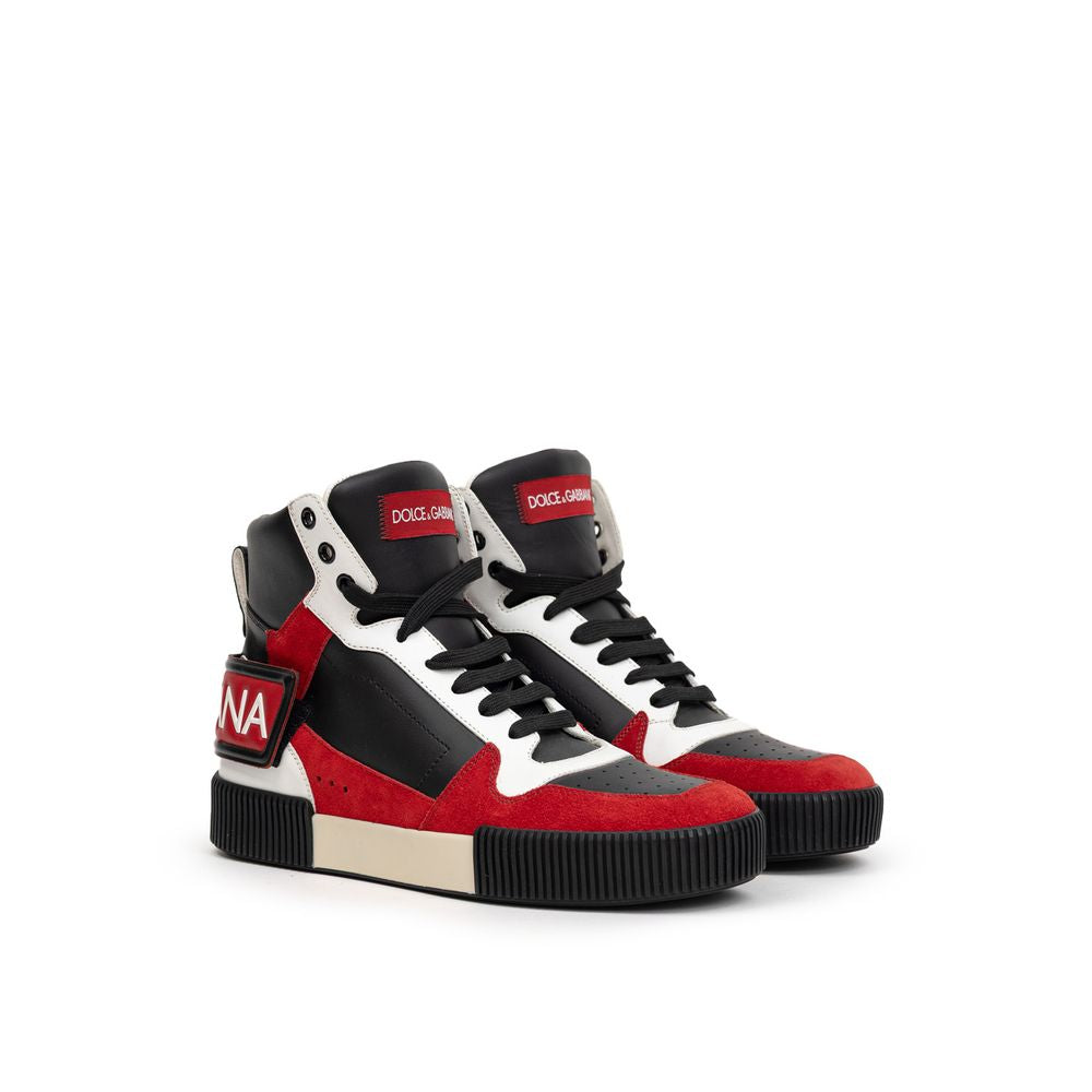 Dolce & Gabbana Bicolor Leather High Top