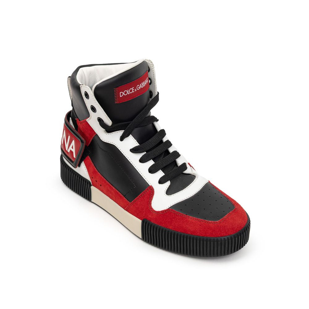 Dolce & Gabbana Bicolor Leather High Top