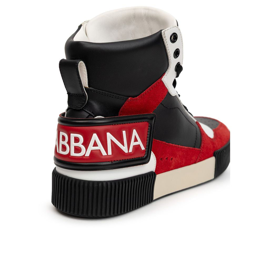 Dolce & Gabbana Bicolor Leather High Top