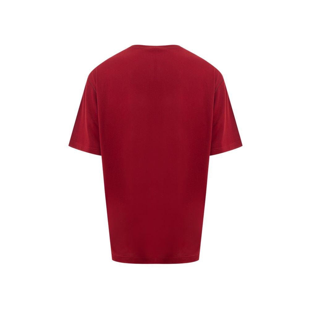 Dolce & Gabbana Red Cotton T-Shirt