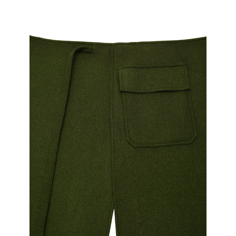 Gucci Green Wool Skirt
