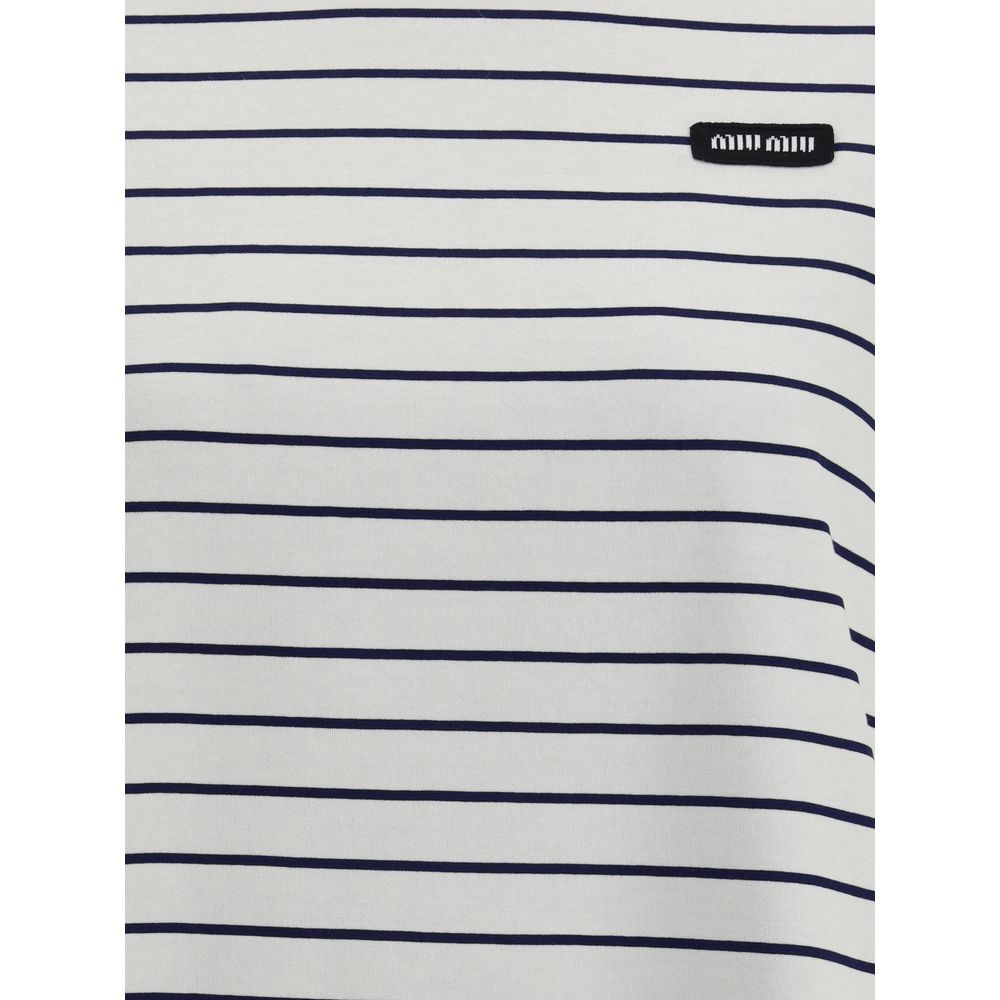 Miu Miu Striped T-Shirt