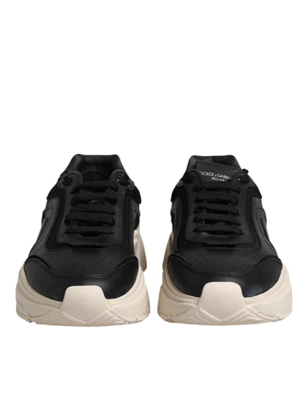 Dolce & Gabbana Black White Daymaster Low Top Sneakers Shoes
