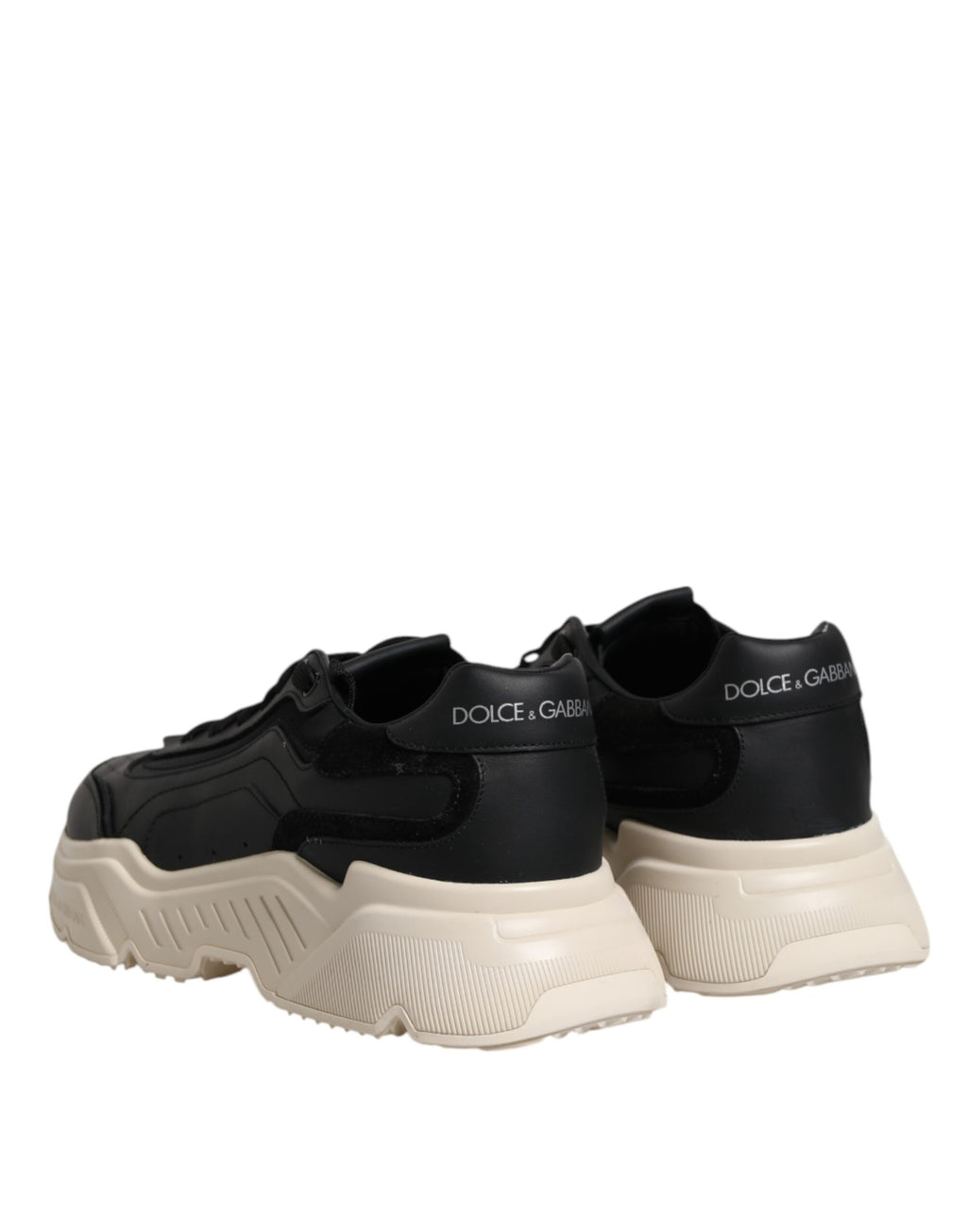 Dolce & Gabbana Black White Daymaster Low Top Sneakers Shoes
