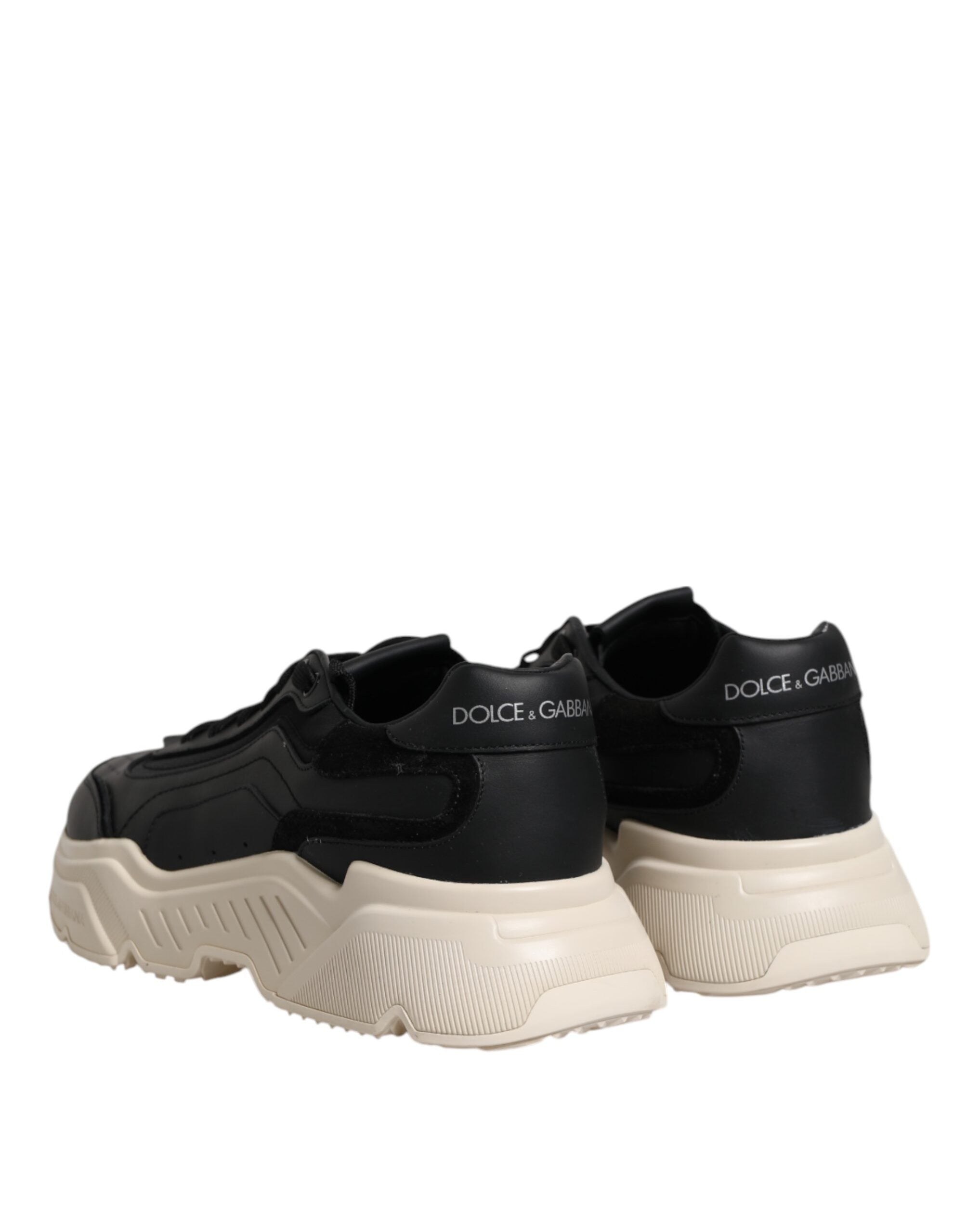 Dolce & Gabbana Black White Daymaster Low Top Sneakers Shoes