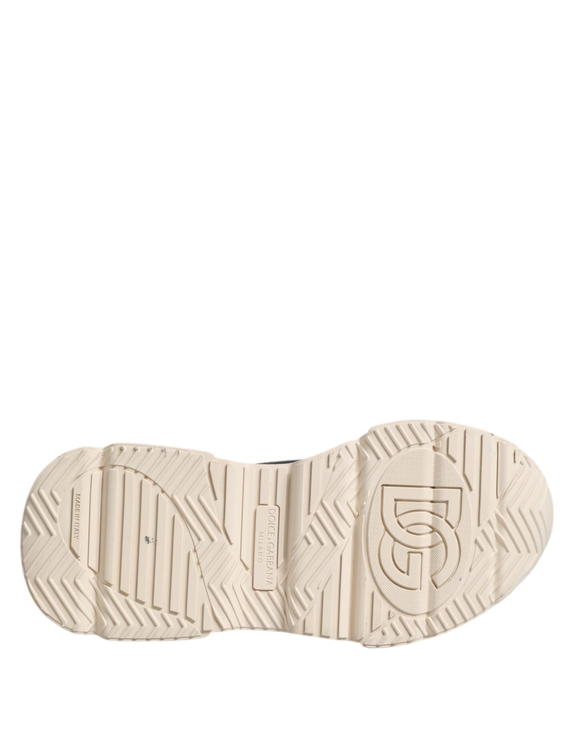 Dolce & Gabbana Black White Daymaster Low Top Sneakers Shoes