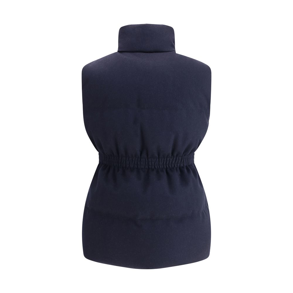 Prada Flannel Down Vest