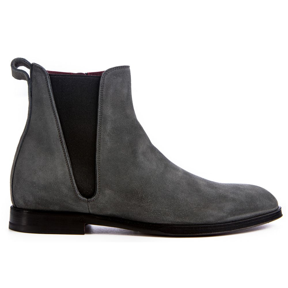 Dolce & Gabbana Gray Calfskin Boot